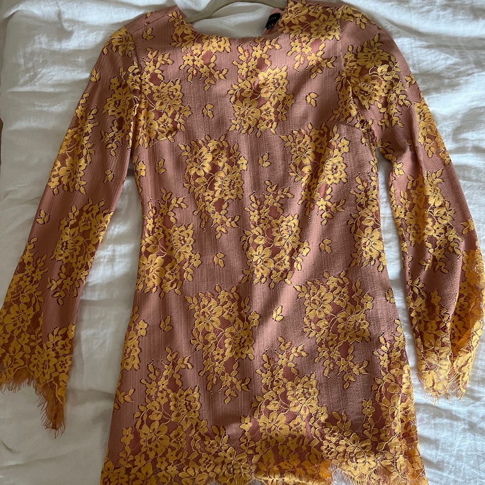 Majorelle Octavia Mini Dress in Golden Blush Size XS